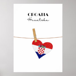 Poster Croácia Hrvatska