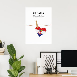Poster Croácia Hrvatska