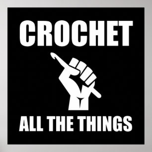 Poster Crochet Todas As Coisas Engraçadas