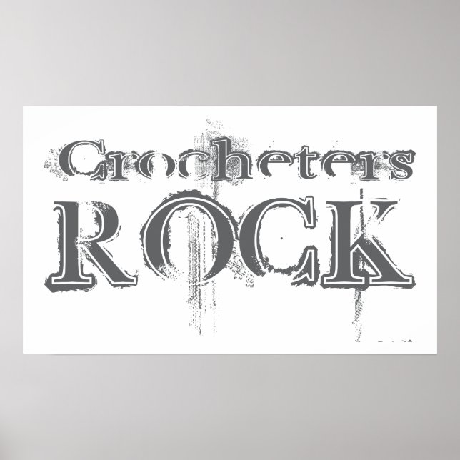 Poster Crocheters Rock (Frente)