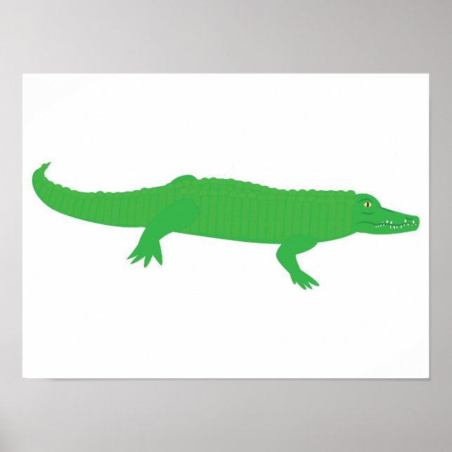 Poster Crocodilo (Frente)