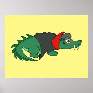 Poster Crocodilo Vampiro