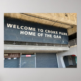 Poster Croke Park GAA Dublin Irlanda Europa