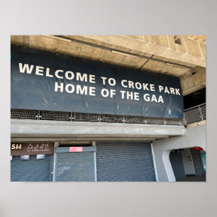 Poster Croke Park GAA Dublin Irlanda Europa