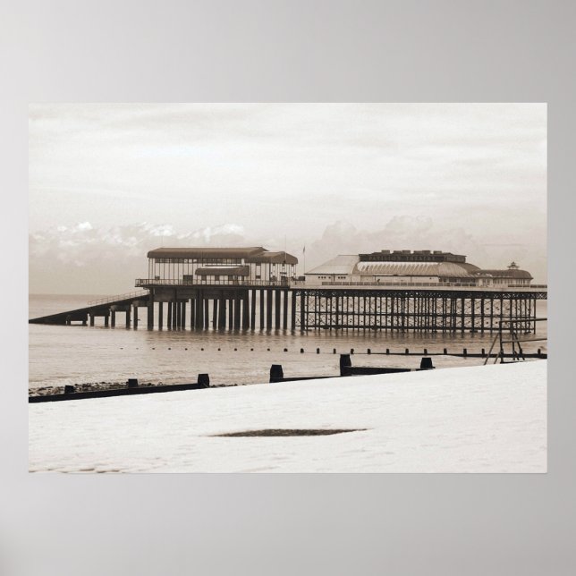 Póster Cromer No inverno. (Frente)