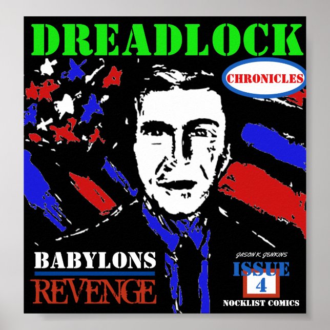 POSTER CRÔNICAS DO DREADLOCK VINGANÇA DE BABILÔNIA (Frente)