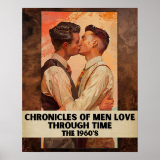 Poster Crônicas dos homens amam pelo tempo, a década de 1