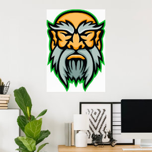 Poster Cronos Grego - Cinza da Barba de Deus