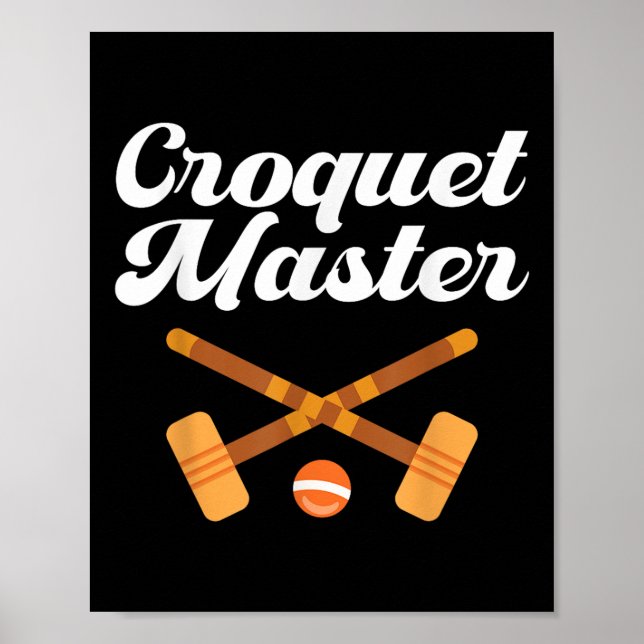 Poster Croquet Master  (Frente)