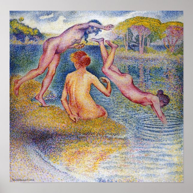Poster Cross - Bathers, 1902 (Frente)