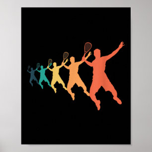 Poster Crossminton Badminton Repetir