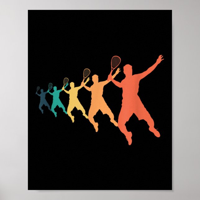 Poster Crossminton Badminton Repetir (Frente)