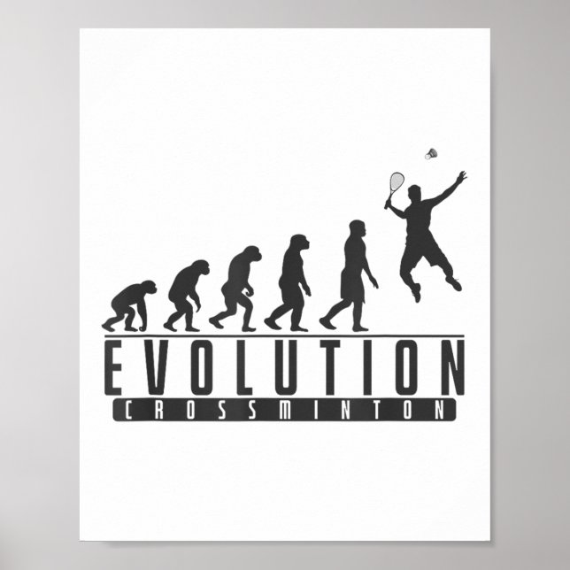 Poster Crossminton Evolution Speedminton (Frente)