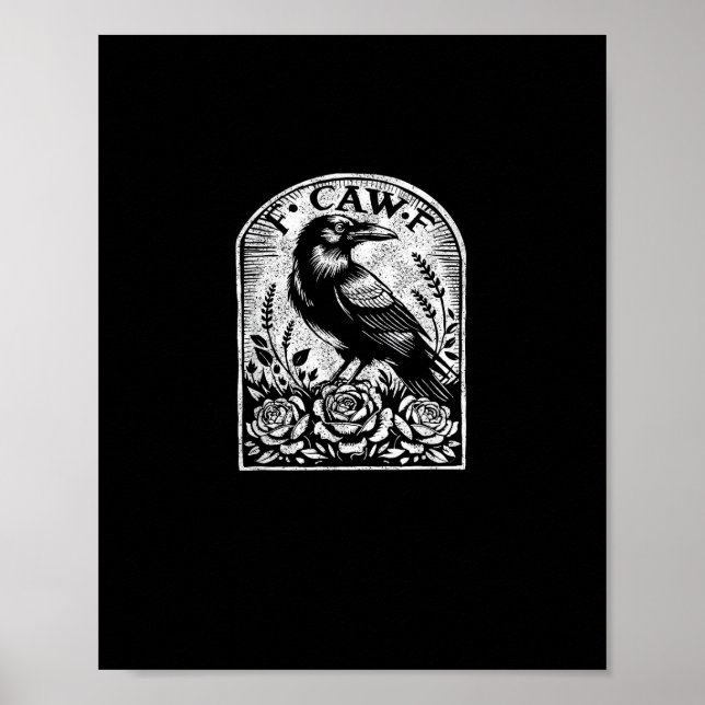Poster Crow Raven F CAW F (Frente)