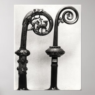 Póster Crozier dos abades de Clairvaux