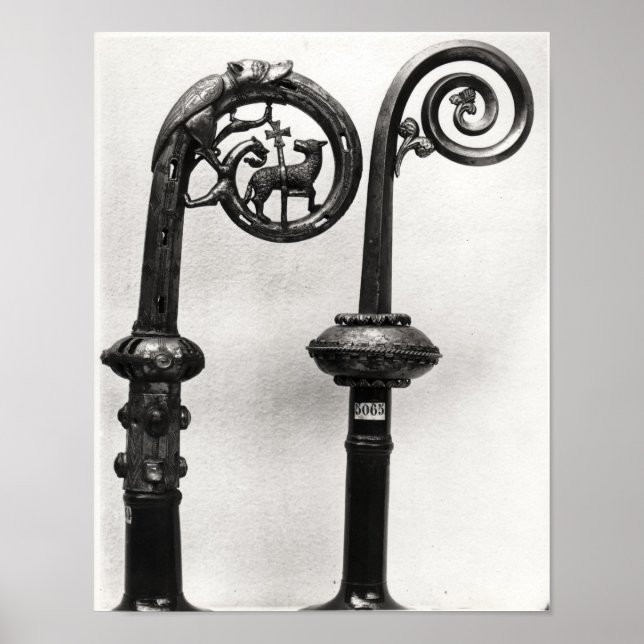Póster Crozier dos Abbots de Clairvaux (Frente)