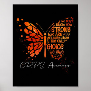 Poster Crps Borboleta Laranja Fita Laranja Sensibilização