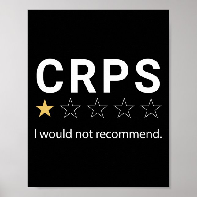 Poster Crps I Not Recommended Crps Warrior Rsd Crps A (Frente)