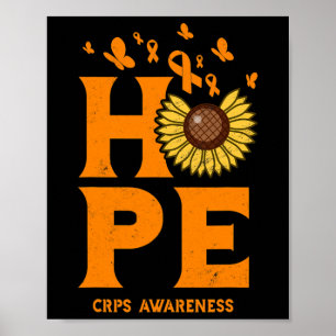 Poster Crps Orange Hope Vintage Sensibilização para o gir