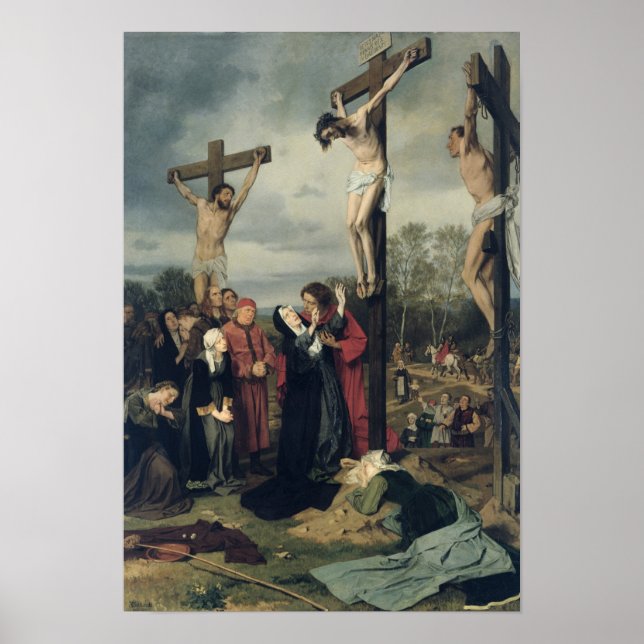 Póster Crucificação, 1873 (Frente)