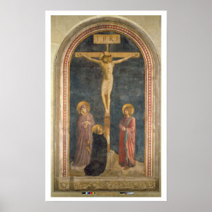 Póster Crucificação com o Virgin, SS. John o Evangeli
