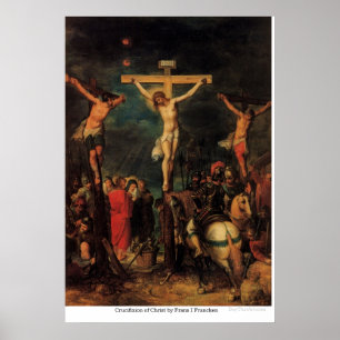 Póster Crucificação do Cristo por Frans I Francken