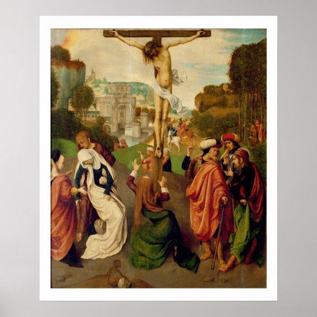 Poster Crucificação (óleo no painel) (Frente)