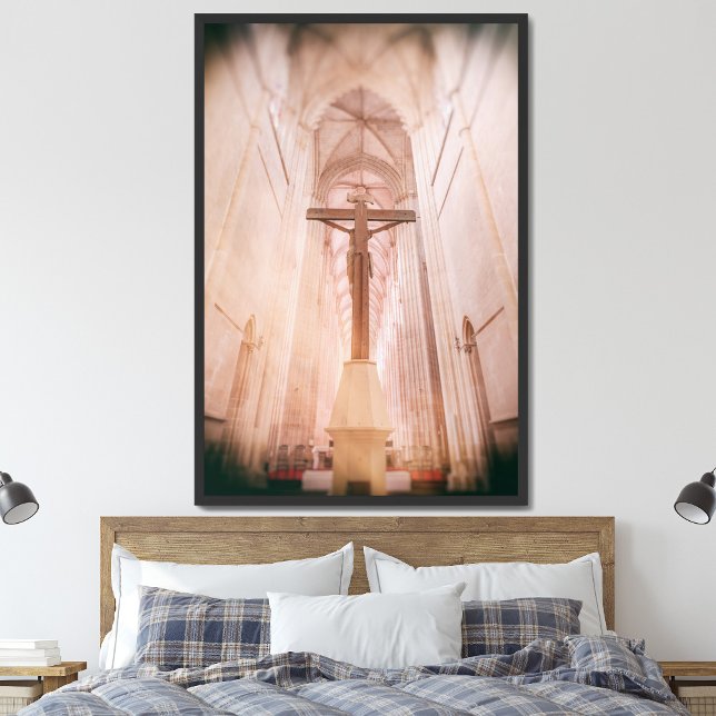 Poster Crucifixo atrás do altar do Mosteiro da Batalha (Criador carregado)