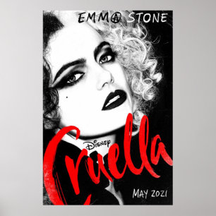 Poster Cruella 2021 Emma Stone Vertical