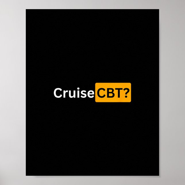 Poster Cruise Cbt - Y Cruising Bon Voyage Gifts  (Frente)