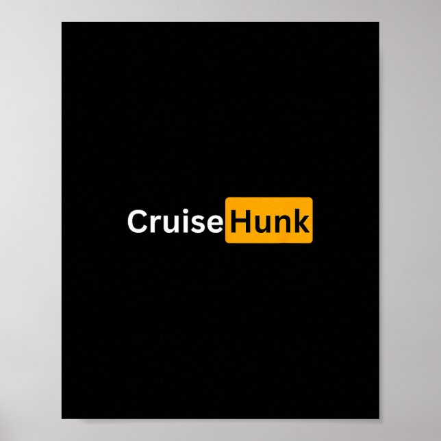 Poster Cruise Hunk - Presentes de Boa Viagem para Cruzeir (Frente)