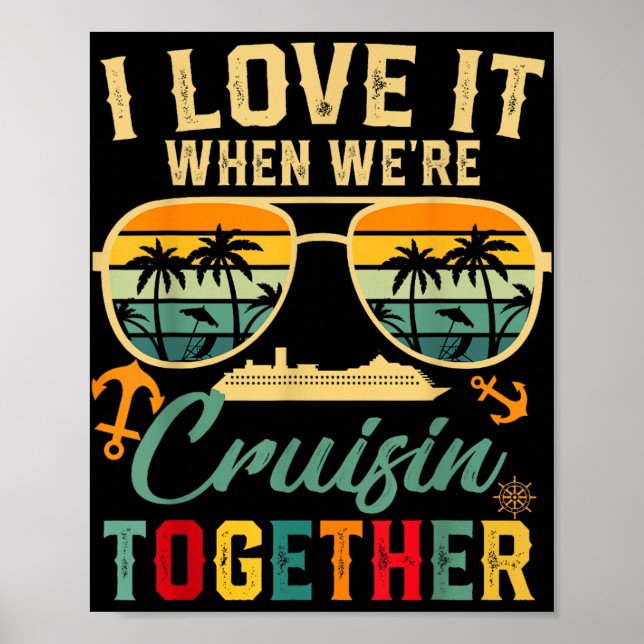 Poster Cruise Squad 2025 Eu Amo Quando Estávamos Cruzando (Frente)