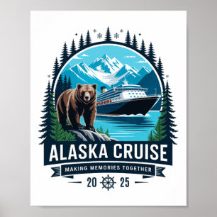 Poster Cruisin Together Alasca 2025 Família Amiga Alasca 