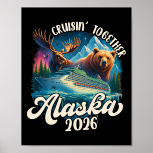 Poster Cruisin Together Alasca 2026 Família Amiga Alasca 