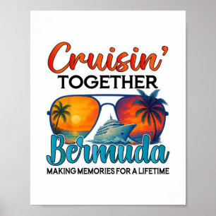 Poster Cruisin Together Bermudas 2025 Amigos Cruze Bermud