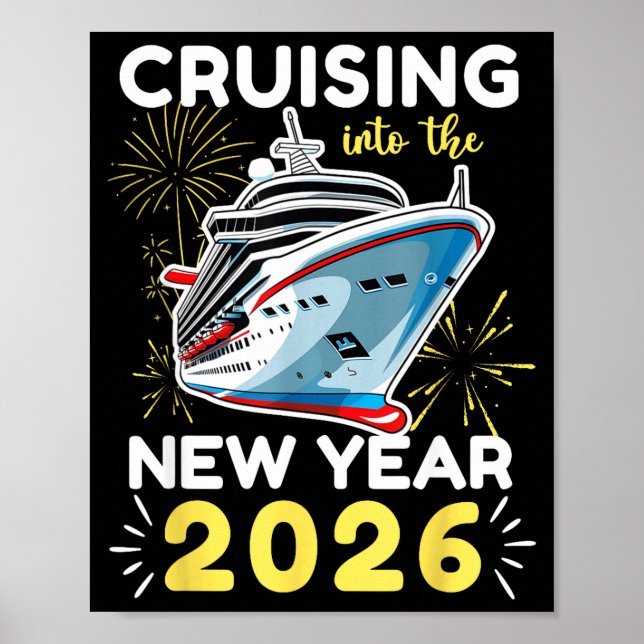 Poster Cruising Into The New Year 2026  (Frente)