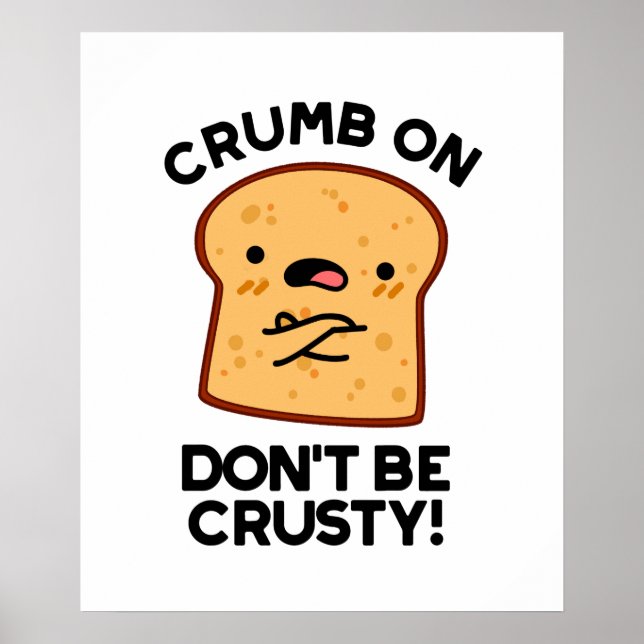 Poster Crumb em não ser um Pão Engraçado. (Frente)