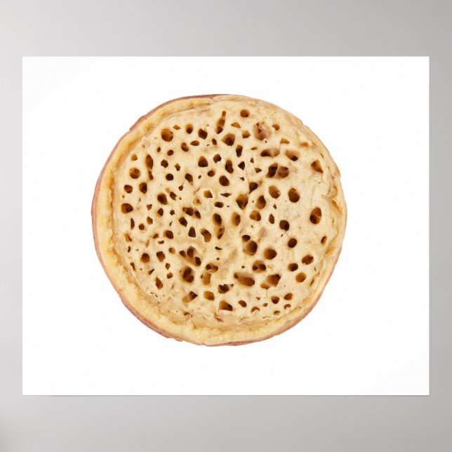 Poster Crumpet em branco (Frente)