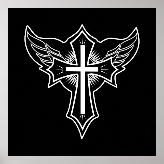 Poster Cruz cristã (Frente)