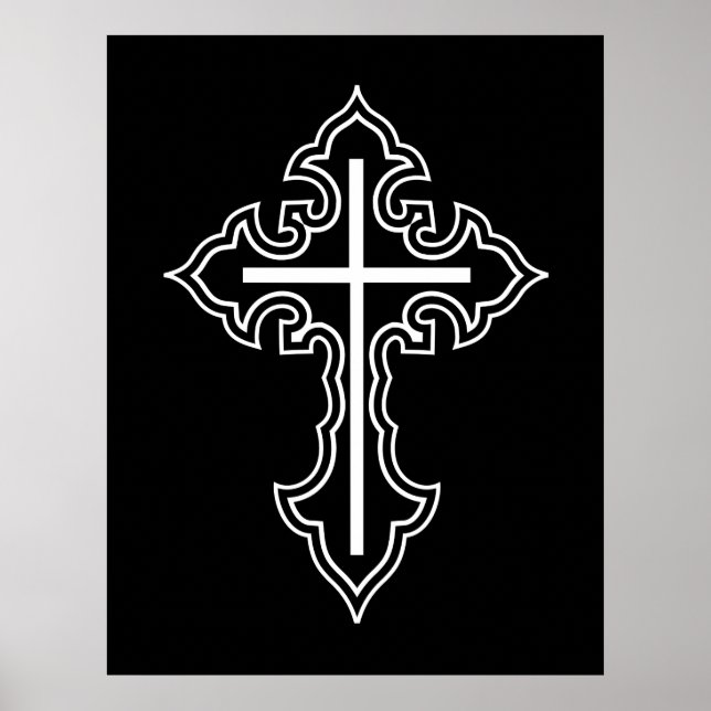 Poster Cruz cristã (Frente)