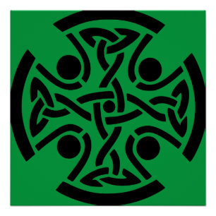 Póster Cruz Cristã Celta