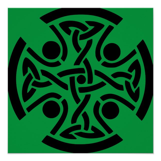 Póster Cruz Cristã Celta (Frente)