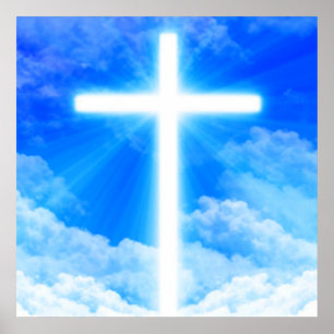 Poster Cruz de Cristo de Jesus Personalizável Cristão