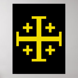 Poster Cruz de Jerusalém