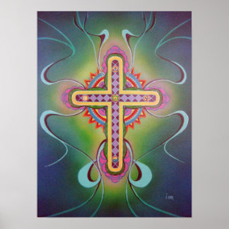 Poster Cruz de Símbolos