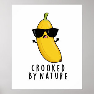 Poster Cruzado Por Nature Cute Banana Pun