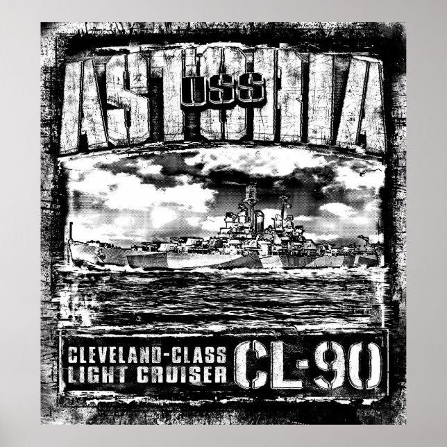 Poster Cruzador leve Astoria (Frente)