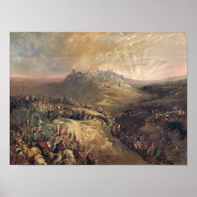 Póster Cruzados Antes de Jerusalém (Frente)