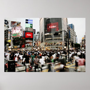 Poster Cruzamento de Shibuya