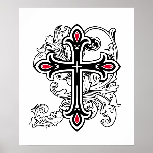 Poster Cruzamento gótico (Frente)